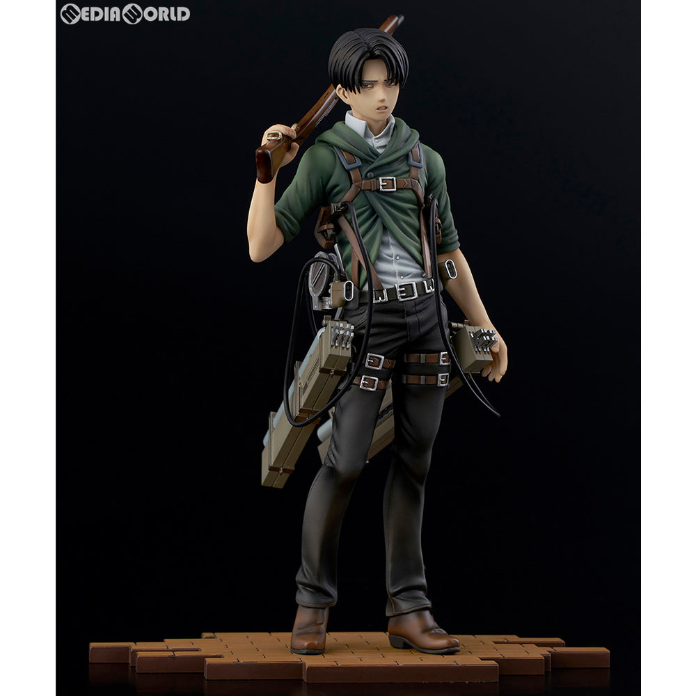 【中古即納】[FIG] BRAVE-ACT(ブレイブアクト) リヴァイ -ver.2A- 進撃の巨人 1/8 完成品 フィギュア 千値練(せんちねる)(20200122)