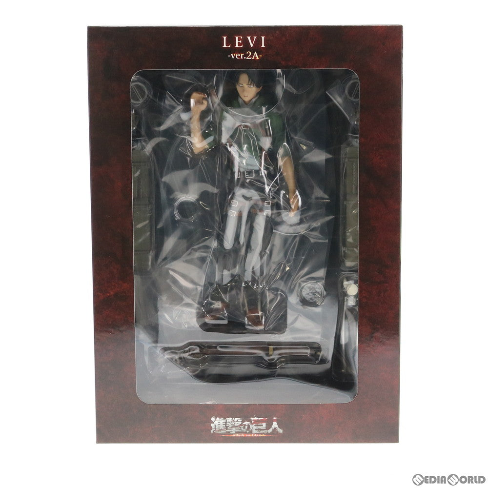 【中古即納】[FIG] BRAVE-ACT(ブレイブアクト) リヴァイ -ver.2A- 進撃の巨人 1/8 完成品 フィギュア 千値練(せんちねる)(20200122)