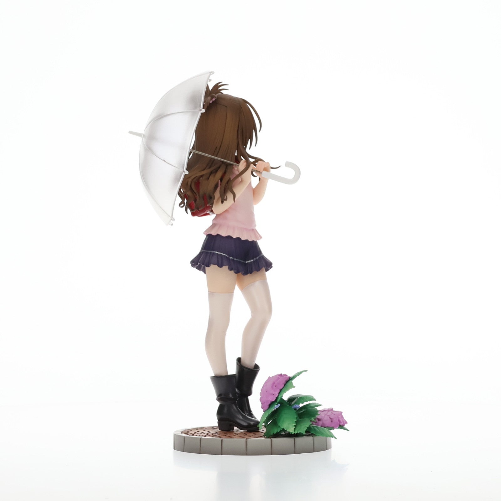 【中古即納】[FIG] 結城美柑(ゆうきみかん) 雨傘 To LOVEる-とらぶる- ダークネス 1/7 完成品 フィギュア(AMU-FNX202) フリュー(20210326)