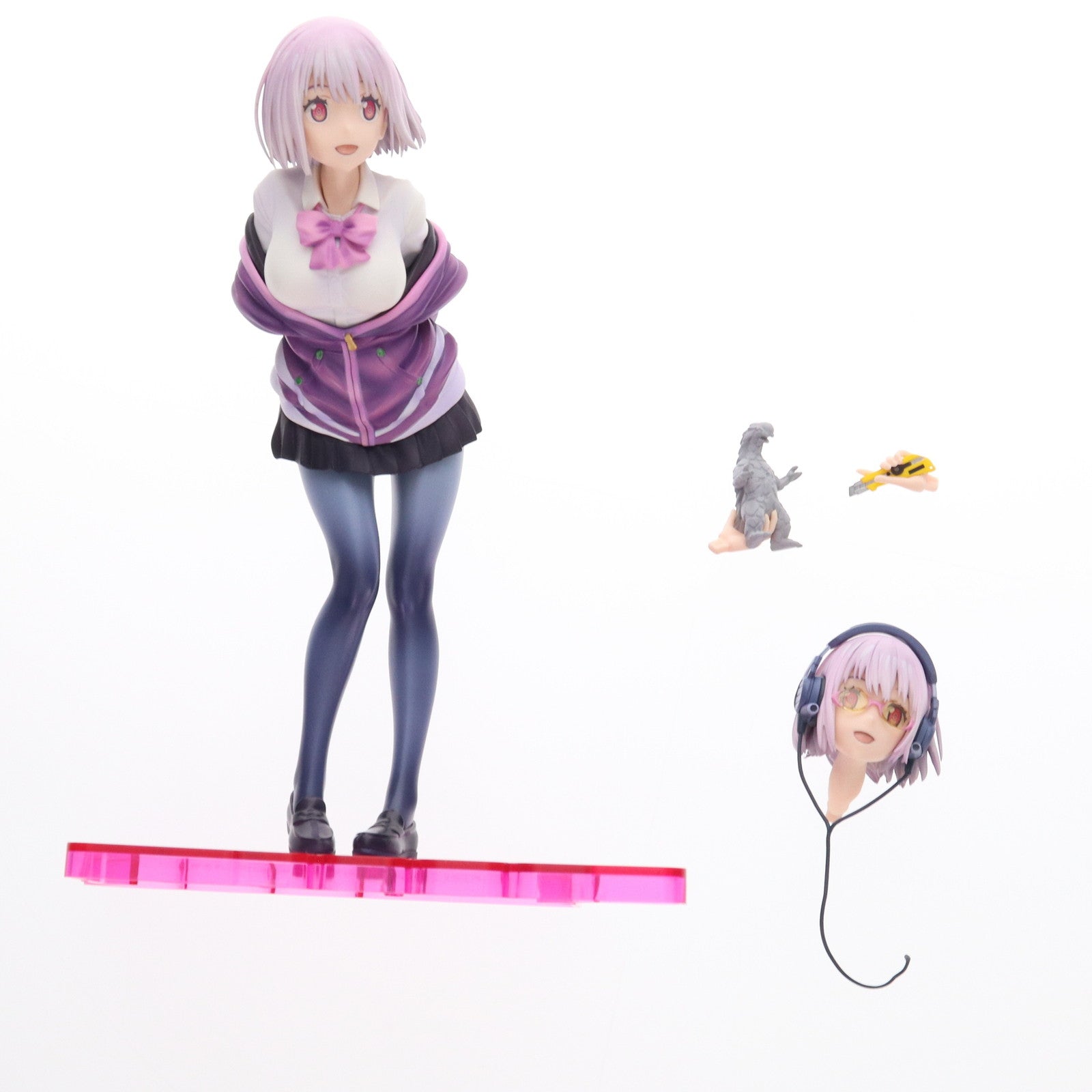 【中古即納】[FIG] 新条アカネ(しんじょうあかね) SSSS.GRIDMAN(グリッドマン) 1/7 完成品 フィギュア Phat!(ファット・カンパニー)(20201031)