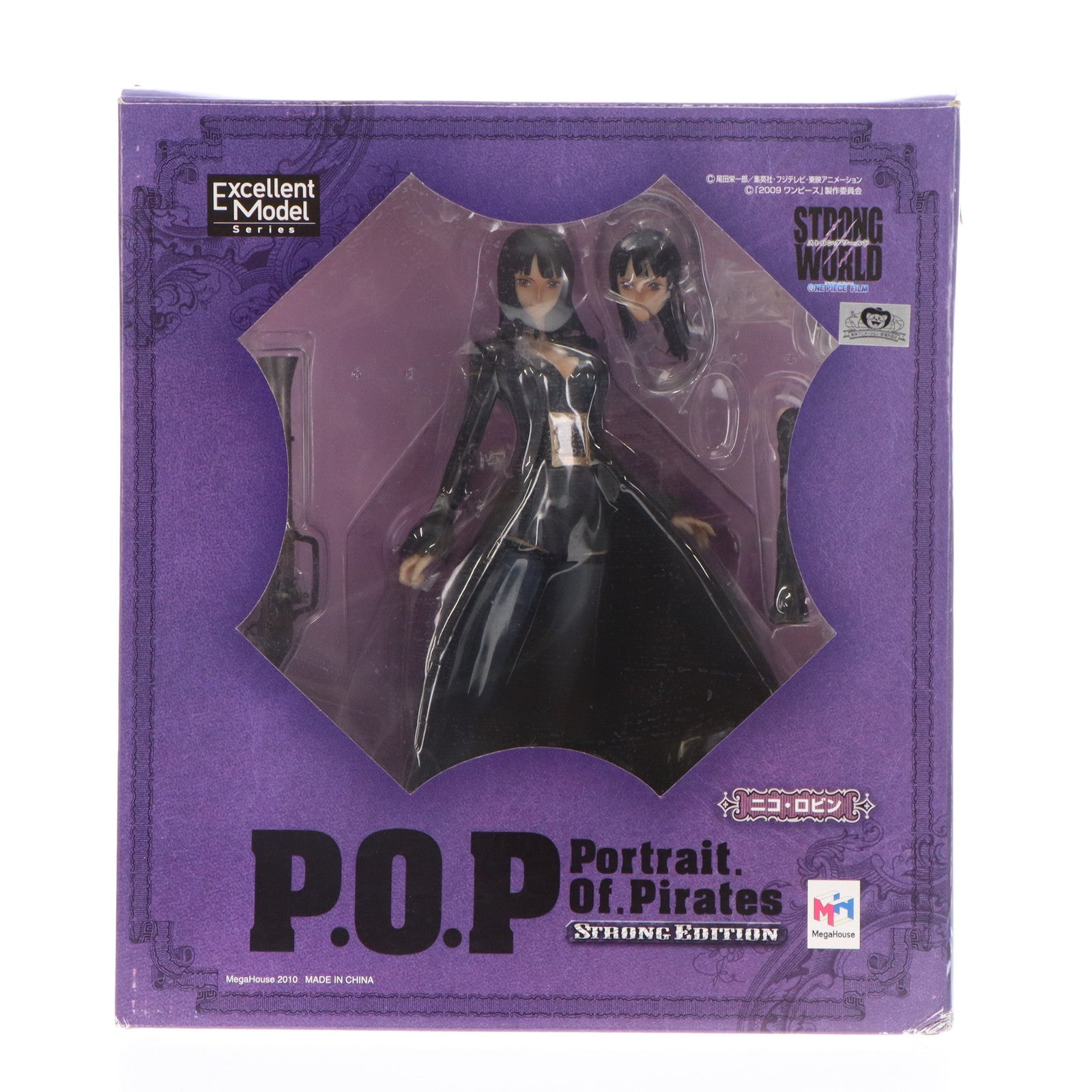 【中古即納】[FIG] Portrait.Of.Pirates P.O.P STRONG EDITION ニコ・ロビン ONE PIECE(ワンピース) 1/8 完成品 フィギュア メガハウス(20111124)