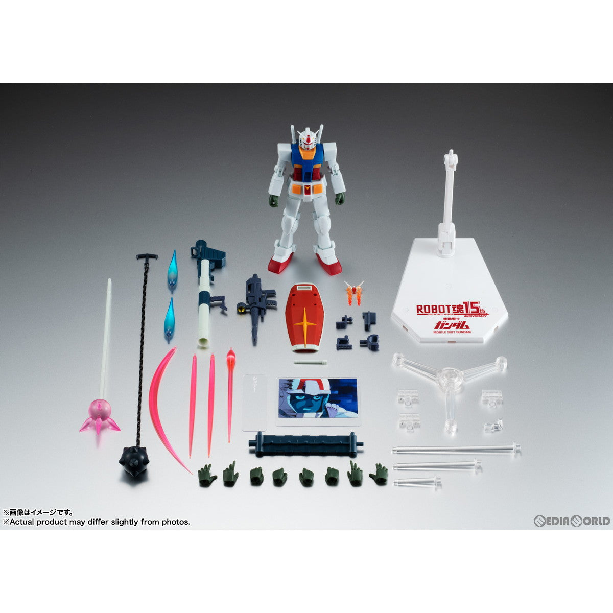 【中古即納】[FIG] ROBOT魂(SIDE MS) RX-78-2 ガンダム ver. A.N.I.M.E. ～ROBOT魂15th ANNIVERSARY～ 機動戦士ガンダム 完成品 可動フィギュア バンダイスピリッツ(20231022)