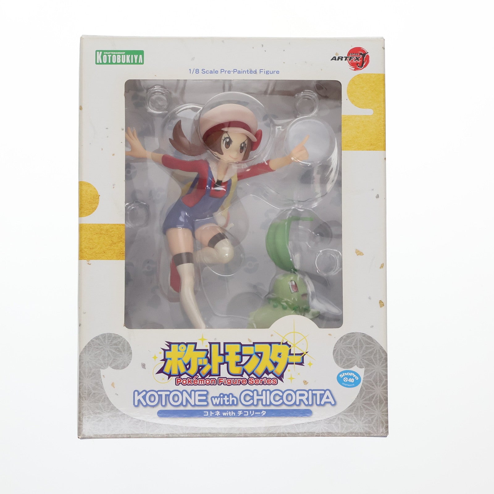 【中古即納】[FIG] ARTFX J コトネ with チコリータ ポケットモンスター 1/8 完成品 フィギュア(PP758) コトブキヤ(20190217)