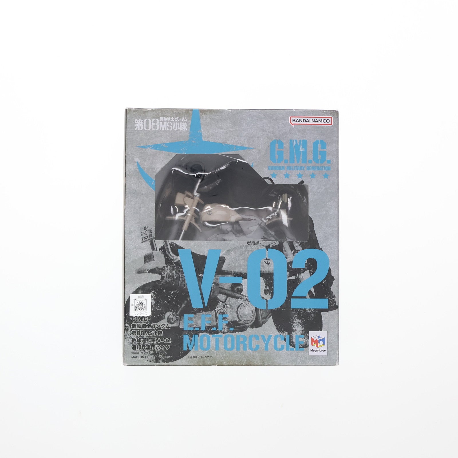 【中古即納】[FIG] G.M.G.(ガンダムミリタリージェネレーション) 地球連邦軍V-02 連邦兵専用バイク 機動戦士ガンダム 第08MS小隊 完成品 フィギュア メガハウス(20231027)