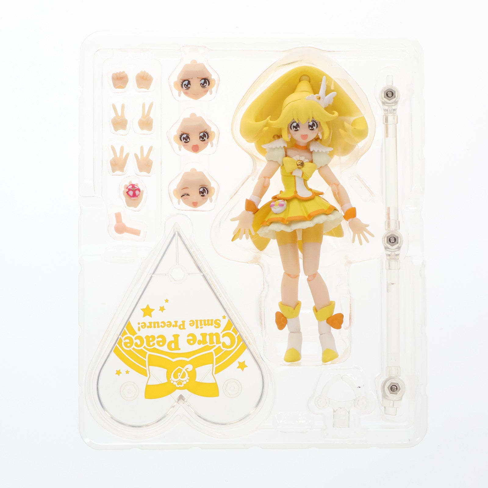 【中古即納】[FIG] S.H.Figuarts(フィギュアーツ) キュアピース スマイルプリキュア! 完成品 可動フィギュア バンダイ(20130803)
