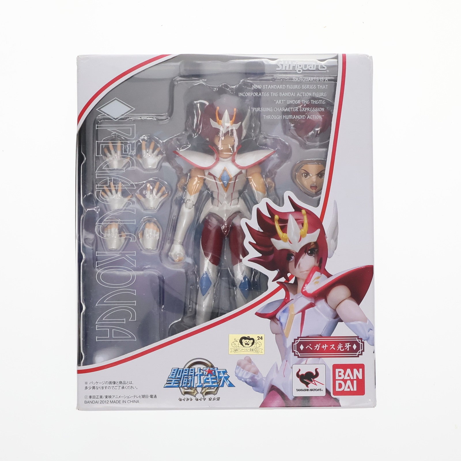 【中古即納】[FIG] S.H.Figuarts(フィギュアーツ) ペガサス光牙(こうが) 聖闘士星矢Ω 完成品 可動フィギュア バンダイ(20121227)