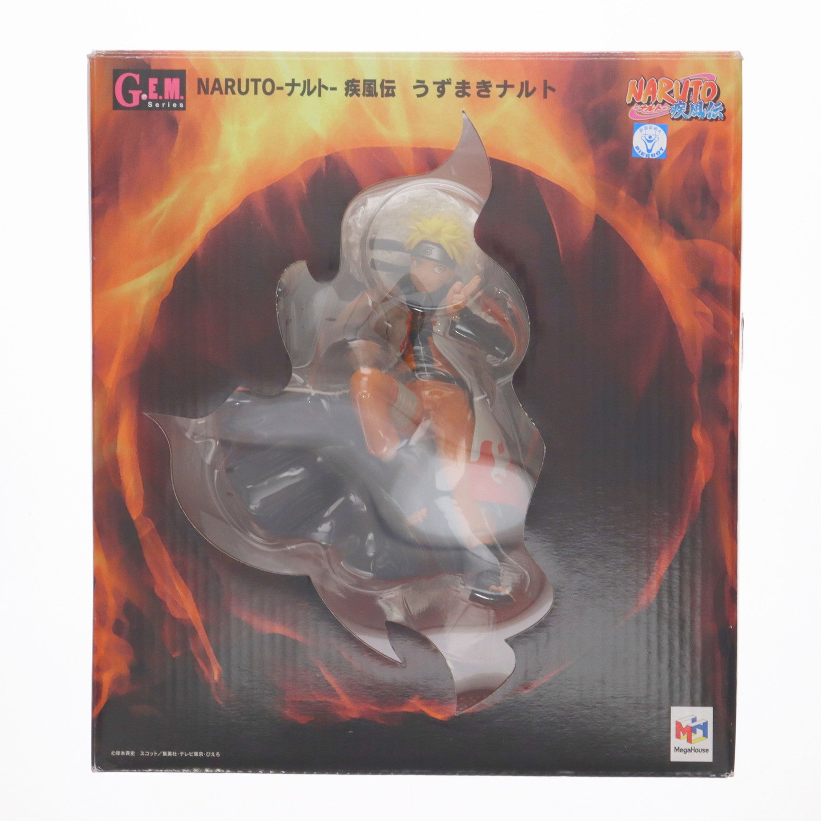 【中古即納】[FIG] G.E.M.シリーズ うずまきナルト NARUTO -ナルト- 疾風伝 1/8 完成品 フィギュア メガハウス(20131026)