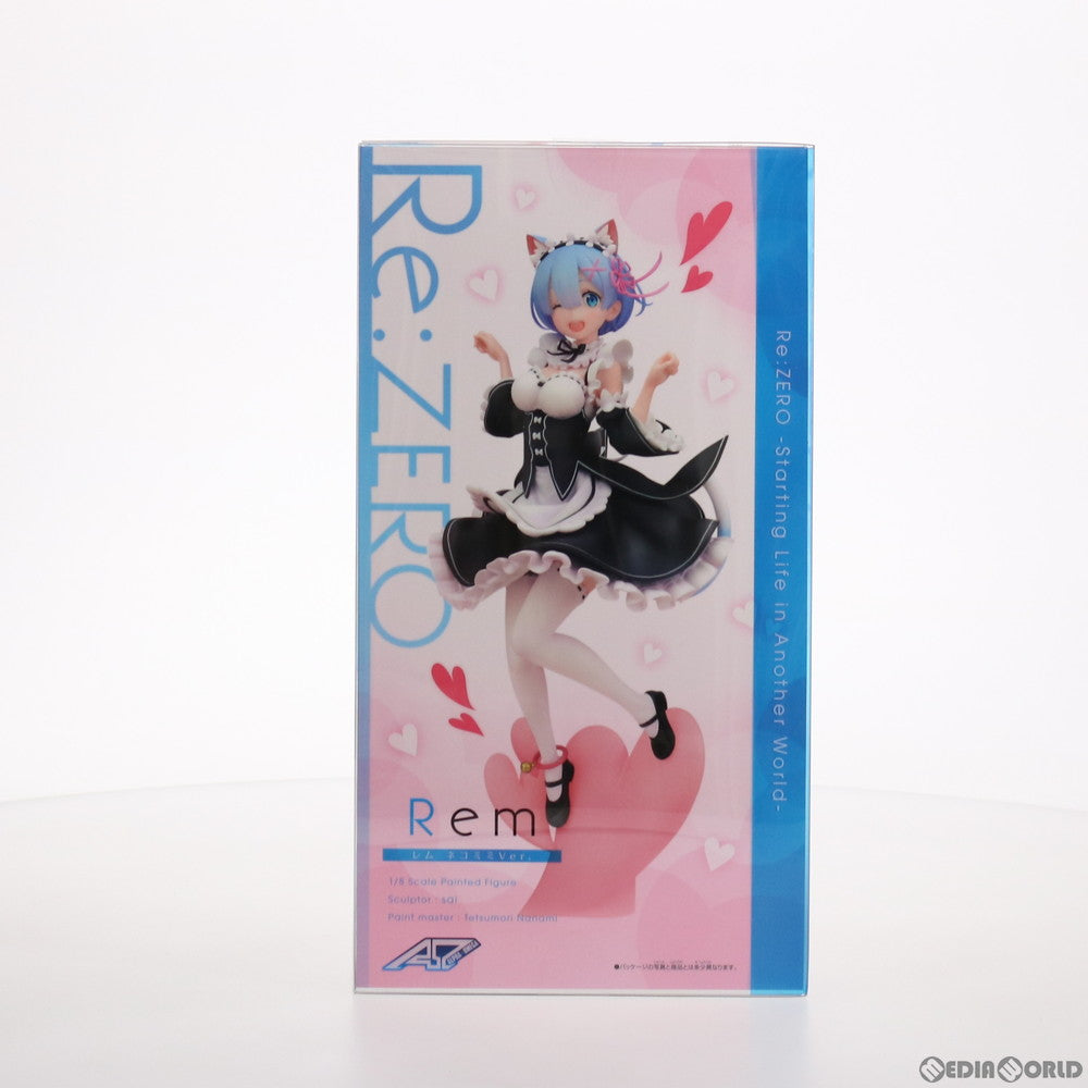 【中古即納】[FIG] アルファオメガシリーズ レム ネコミミVer. Re:ゼロから始める異世界生活 1/8 完成品 フィギュア メガトレショップ&プレミアムバンダイ&あみあみ限定 メガハウス(20201130)