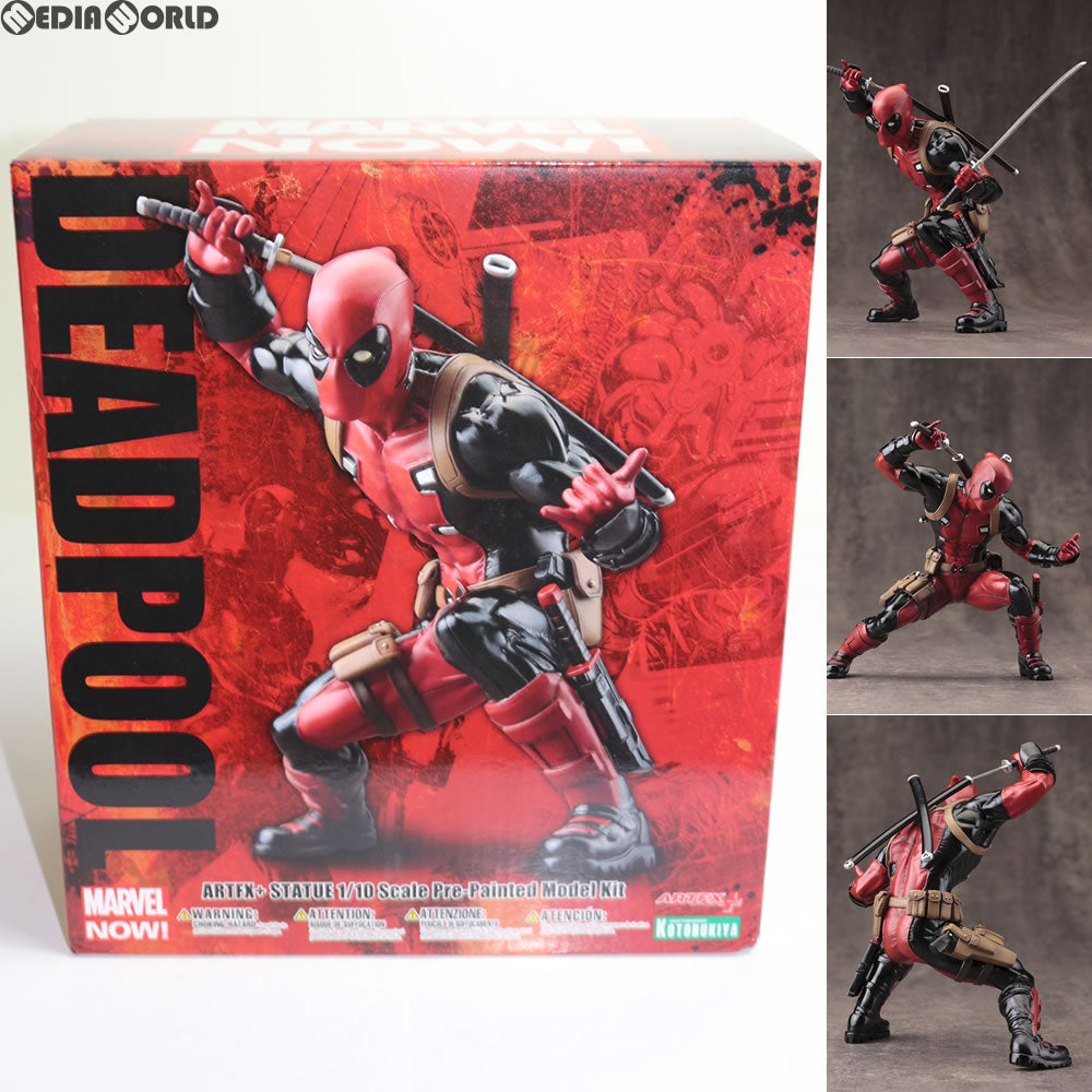 【中古即納】[FIG] ARTFX+ デッドプール DEADPOOL MARVEL NOW! 1/10 簡易組立キット フィギュア(MK176) コトブキヤ(20160619)