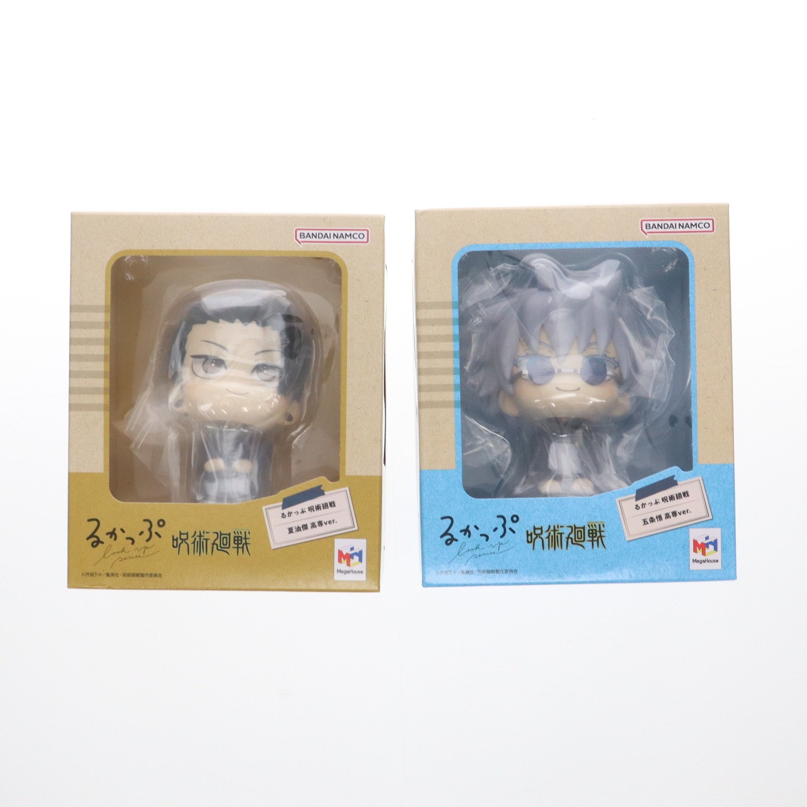 【中古即納】[FIG] プレミアムバンダイ限定特典無し るかっぷ 五条悟&夏油傑(ごじょうさとる&げとうすぐる) 高専Ver. セット 呪術廻戦 完成品 フィギュア メガハウス(20231222)