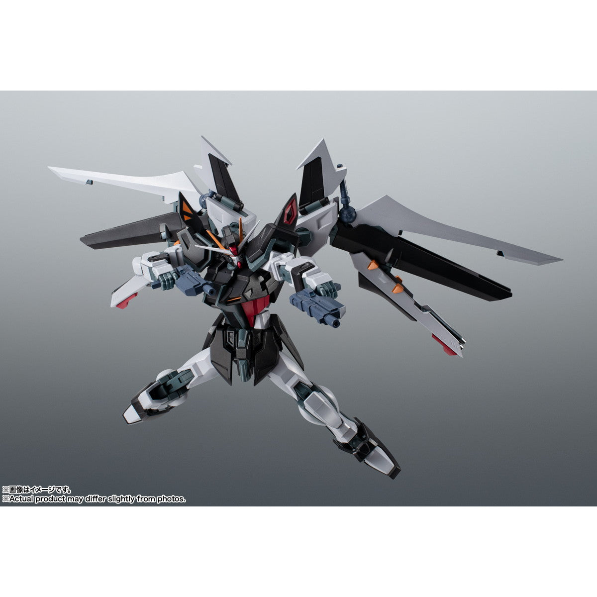 【中古即納】[FIG] ROBOT魂(SIDE MS) GAT-X105E+AQM/E-X09S ストライクノワールガンダム ver. A.N.I.M.E. 機動戦士ガンダムSEED(シード) C.E.73 STARGAZER(スターゲイザー) 完成品 可動フィギュア バンダイスピリッツ(20241123)