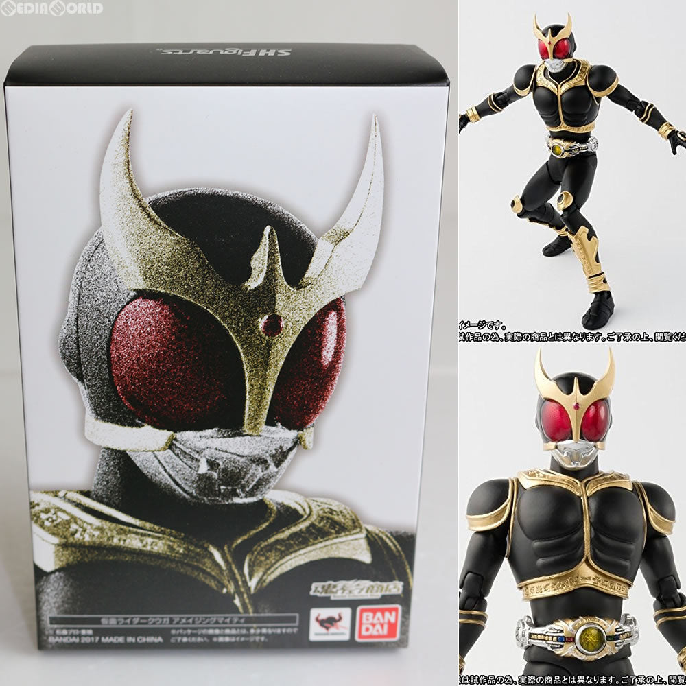 【中古即納】[FIG] 魂ウェブ商店限定 S.H.Figuarts(フィギュアーツ) 真骨彫製法 仮面ライダークウガ アメイジングマイティ 完成品 可動フィギュア バンダイ(20170331)