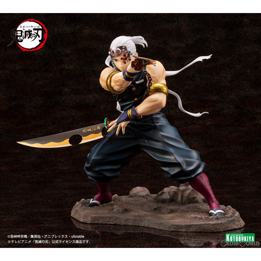 【中古即納】[FIG] ARTFX J 宇髄天元(うずいてんげん) 鬼滅の刃 1/8 完成品 フィギュア(PV041) コトブキヤ(20221224)