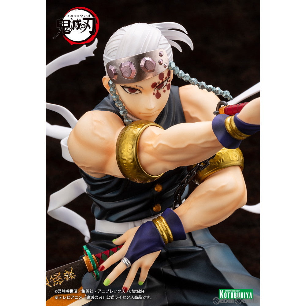 【中古即納】[FIG] ARTFX J 宇髄天元(うずいてんげん) 鬼滅の刃 1/8 完成品 フィギュア(PV041) コトブキヤ(20221224)