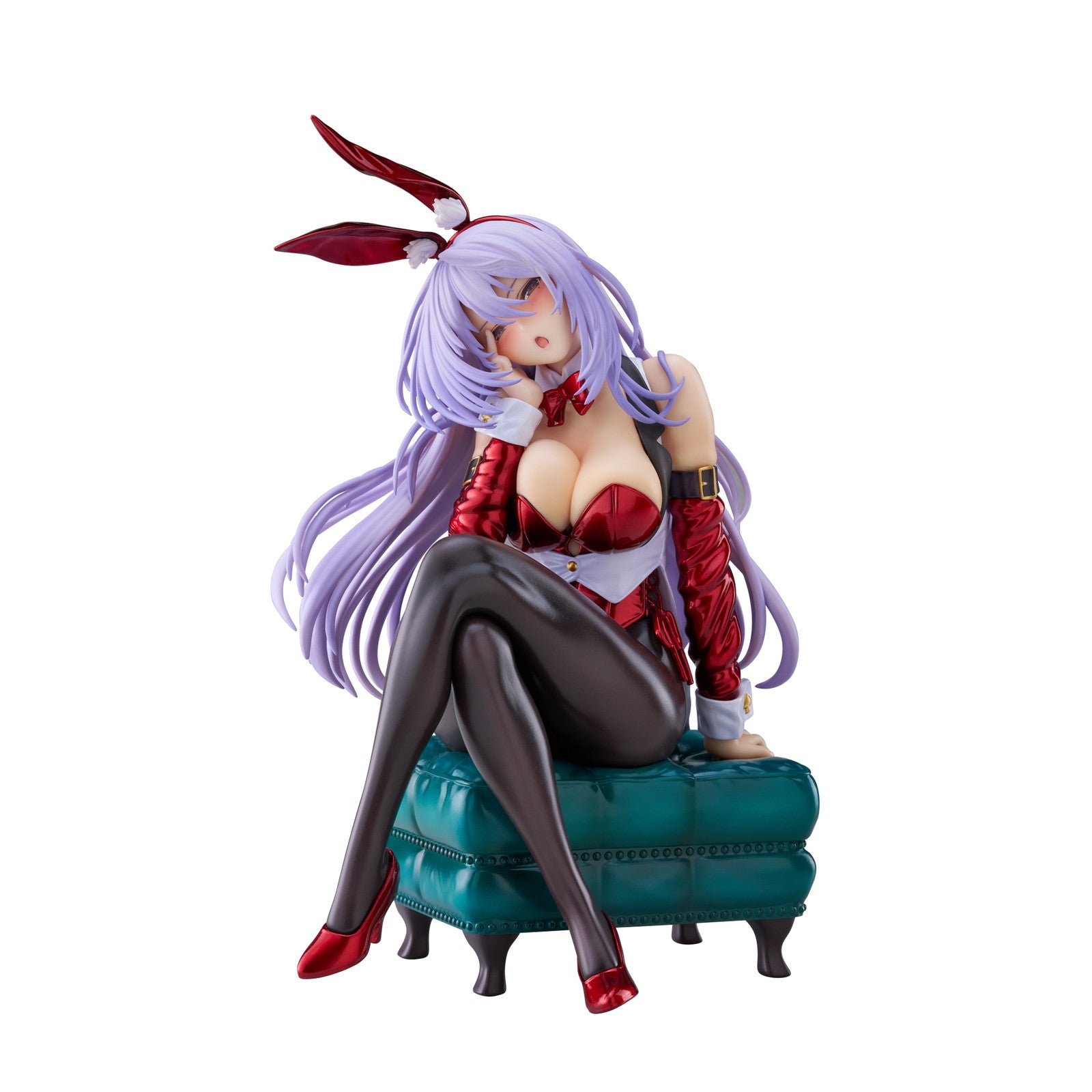 【中古即納】[FIG] 天笠綴(あまがさつづり) Bunny Style Illustrated by ピロ水(クリスマスサンタバニーColor) はにかみ彼女 1/7 完成品 フィギュア(PF356) PLUM(プラム)(20241129)