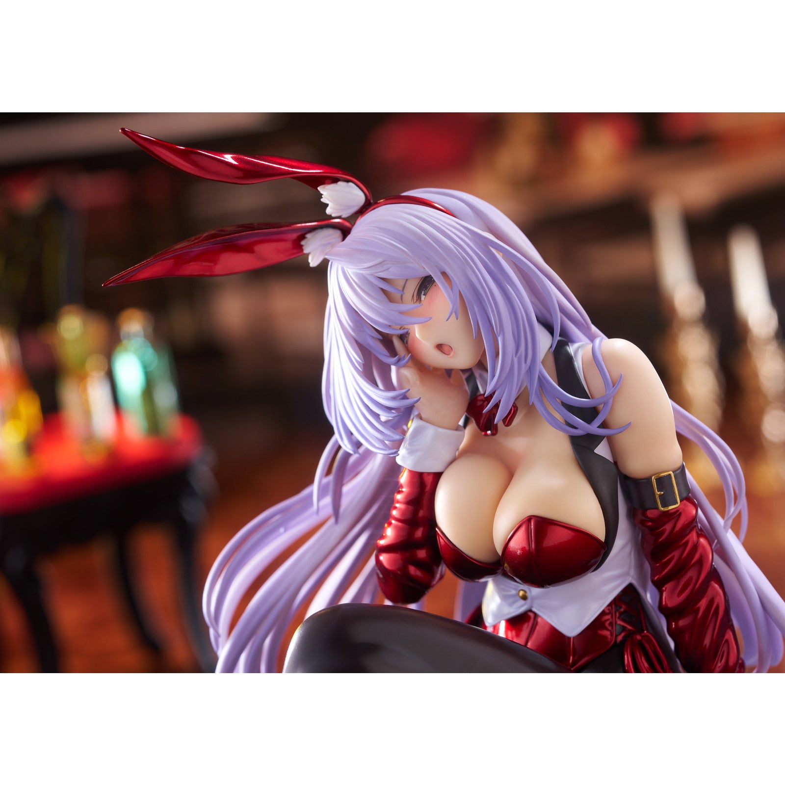 【中古即納】[FIG] 天笠綴(あまがさつづり) Bunny Style Illustrated by ピロ水(クリスマスサンタバニーColor) はにかみ彼女 1/7 完成品 フィギュア(PF356) PLUM(プラム)(20241129)