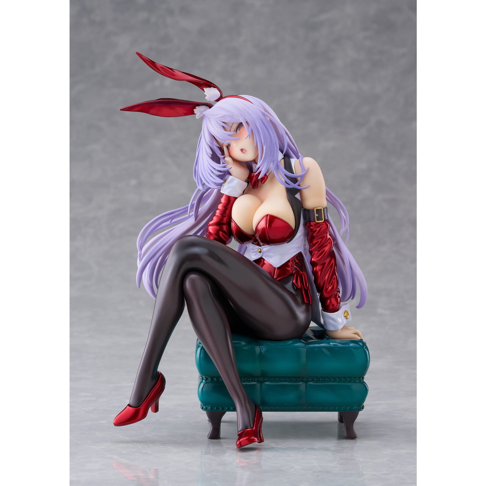 【中古即納】[FIG] 天笠綴(あまがさつづり) Bunny Style Illustrated by ピロ水(クリスマスサンタバニーColor) はにかみ彼女 1/7 完成品 フィギュア(PF356) PLUM(プラム)(20241129)