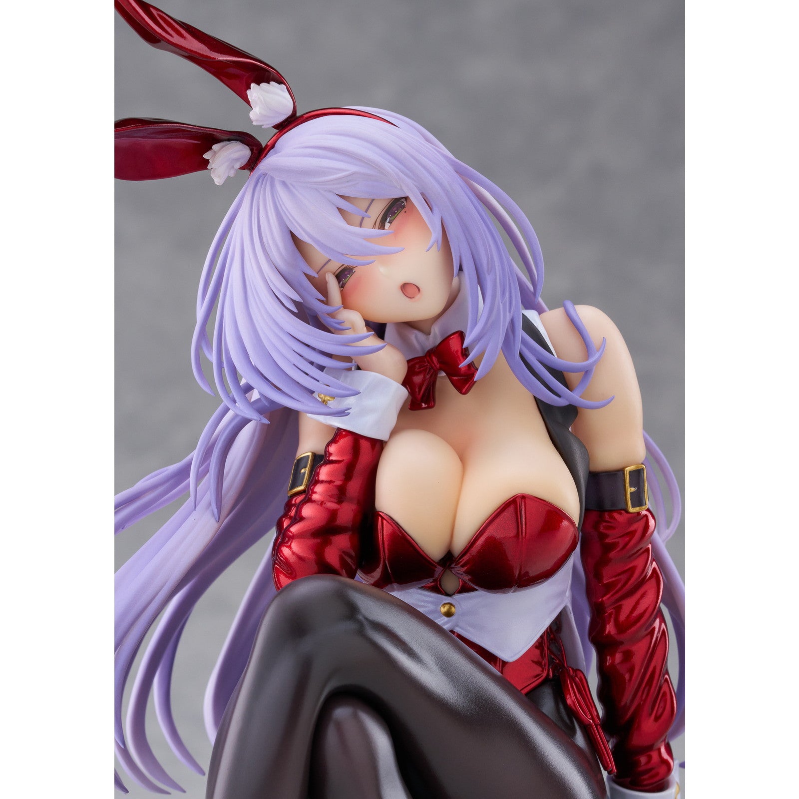 【中古即納】[FIG] 天笠綴(あまがさつづり) Bunny Style Illustrated by ピロ水(クリスマスサンタバニーColor) はにかみ彼女 1/7 完成品 フィギュア(PF356) PLUM(プラム)(20241129)