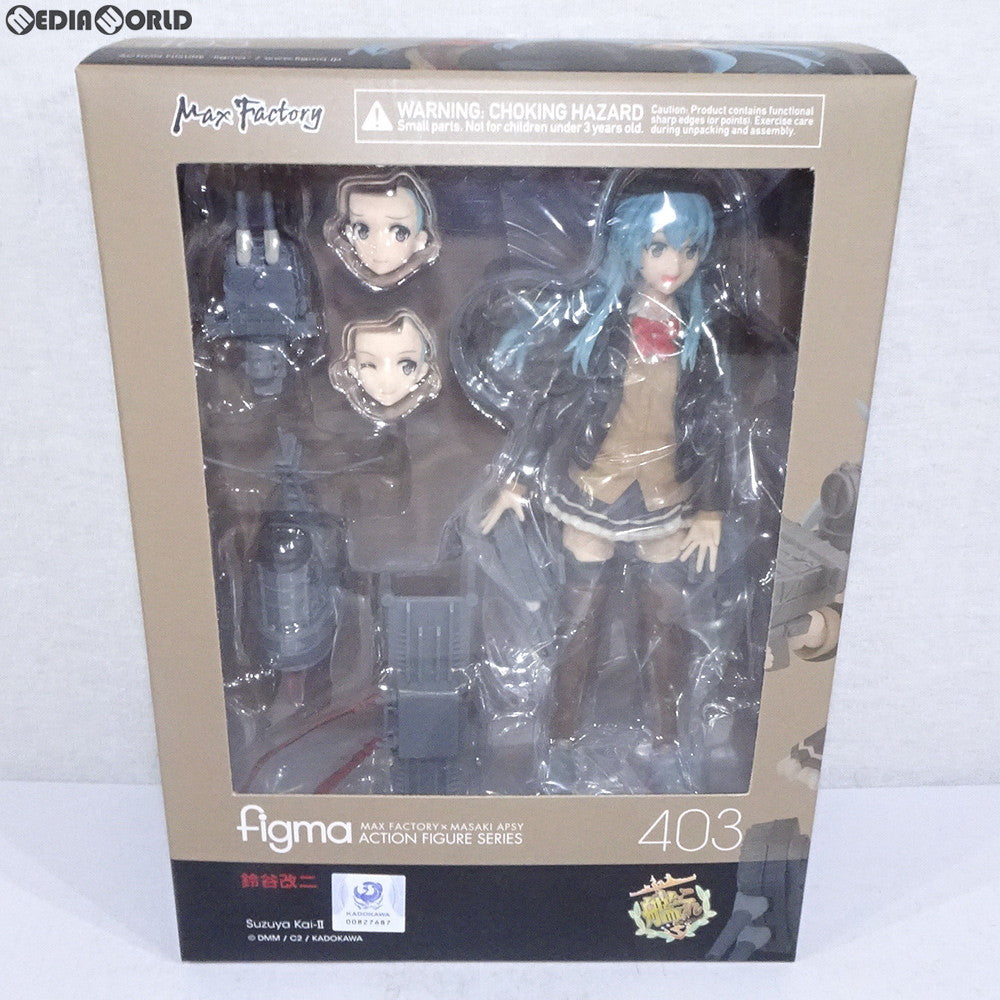 【中古即納】[FIG] figma(フィグマ) 403 鈴谷改二(すずやかいに) 艦隊これくしょん -艦これ- 完成品 可動フィギュア マックスファクトリー(20190427)