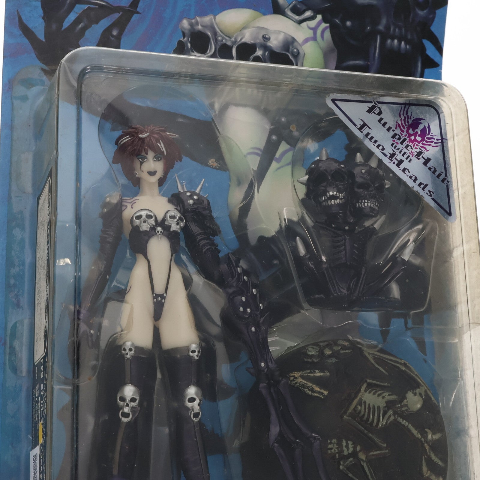 【中古即納】[FIG] フューチャーモデルズ ドクロ・ニナ(パープルヘア/ツーヘッズ) PHANTOM CORE(ファントム・コア) 完成品 アクションフィギュア アート・ストーム(19991231)
