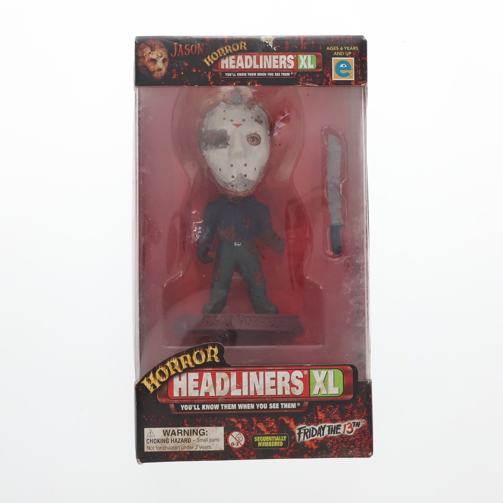 【中古即納】[FIG] HORROR HEADLINERS XL 1999 COLLECTION LEATHERFACE -レザーフェイス- 悪魔のいけにえ 完成品 フィギュア(369014-21) Equity Marketing(19991231)