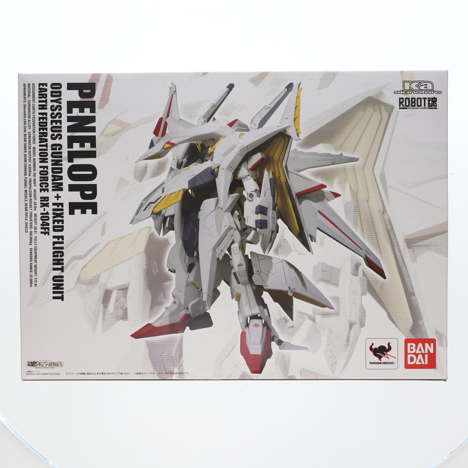 【中古即納】[FIG] 魂ウェブ商店限定 ROBOT魂(Ka signature)(SIDE MS) ペーネロペー 機動戦士ガンダム 閃光のハサウェイ 完成品 可動フィギュア バンダイ(20150831)