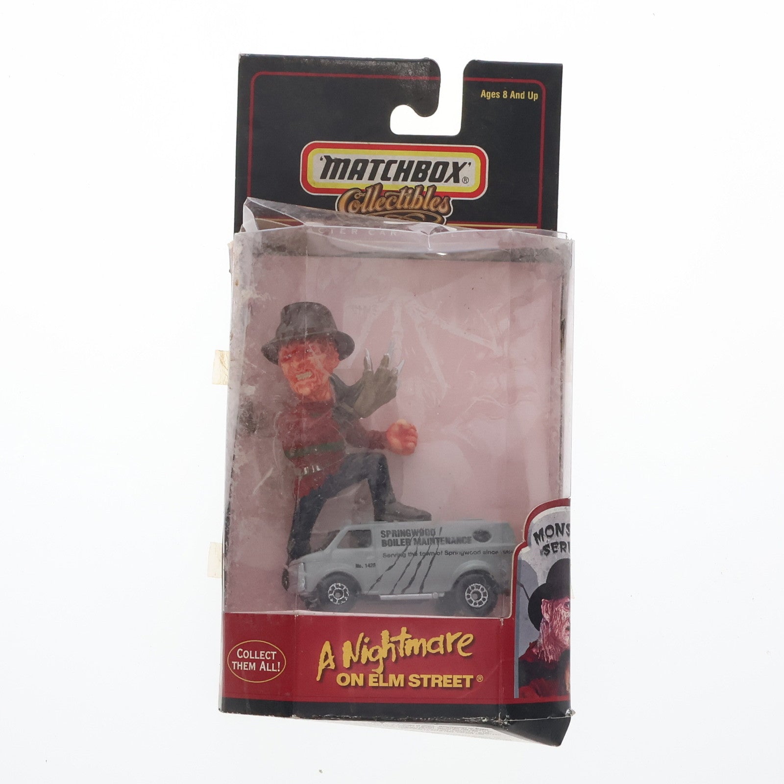 【中古即納】[MDL] (単品) 1/64 エルム街の悪夢(グレー×レッド×ブラック) MATCHBOX CHARACTER CAR COLLECTION(マッチボックス コレクティブルズ キャラクターカー コレクション) 完成品 ミニカー マテル(19991231)