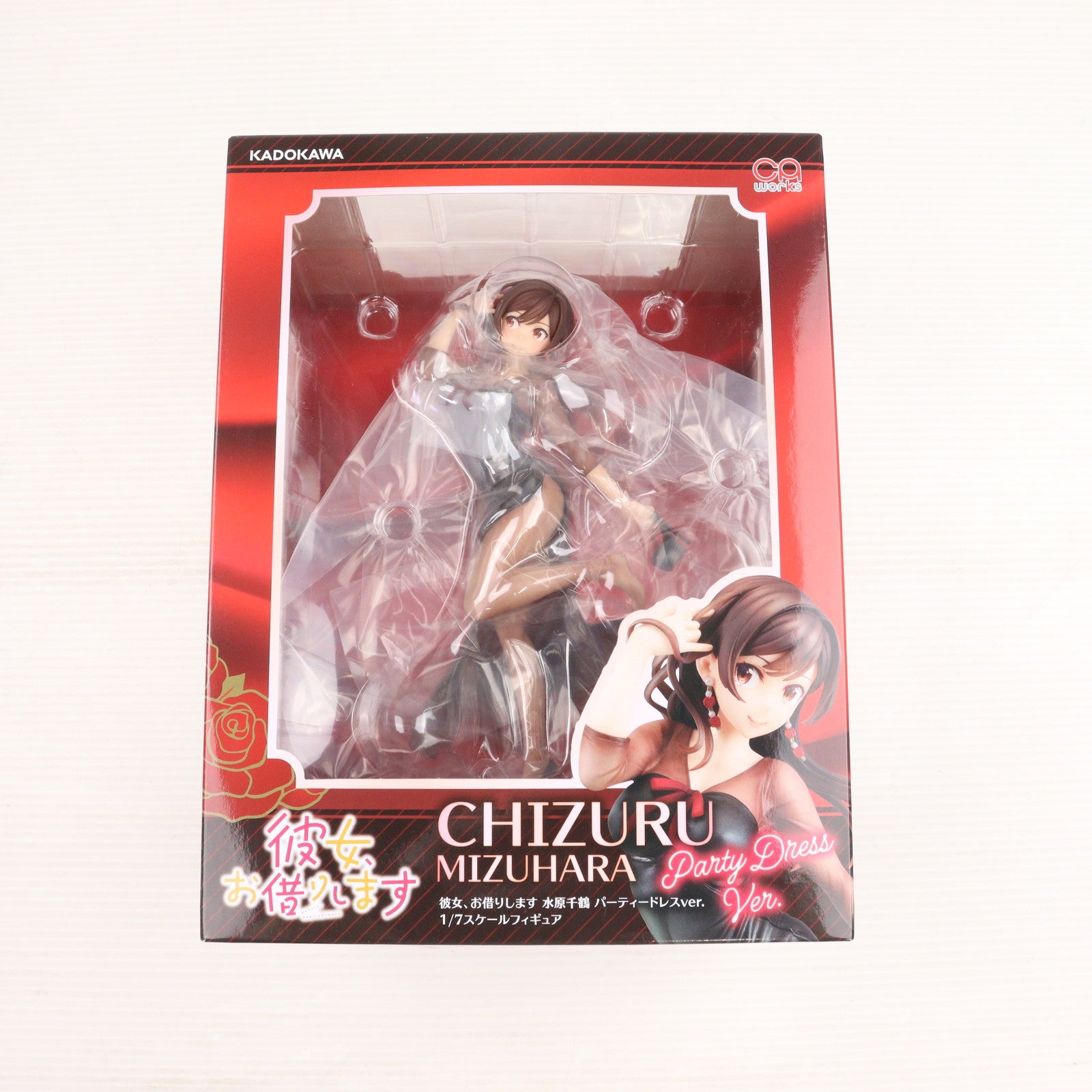 【中古即納】[FIG] CAworks 水原千鶴(みずはらちづる) パーティードレスver. 彼女、お借りします 1/7 完成品 フィギュア KADOKAWA(カドカワ)(20231230)