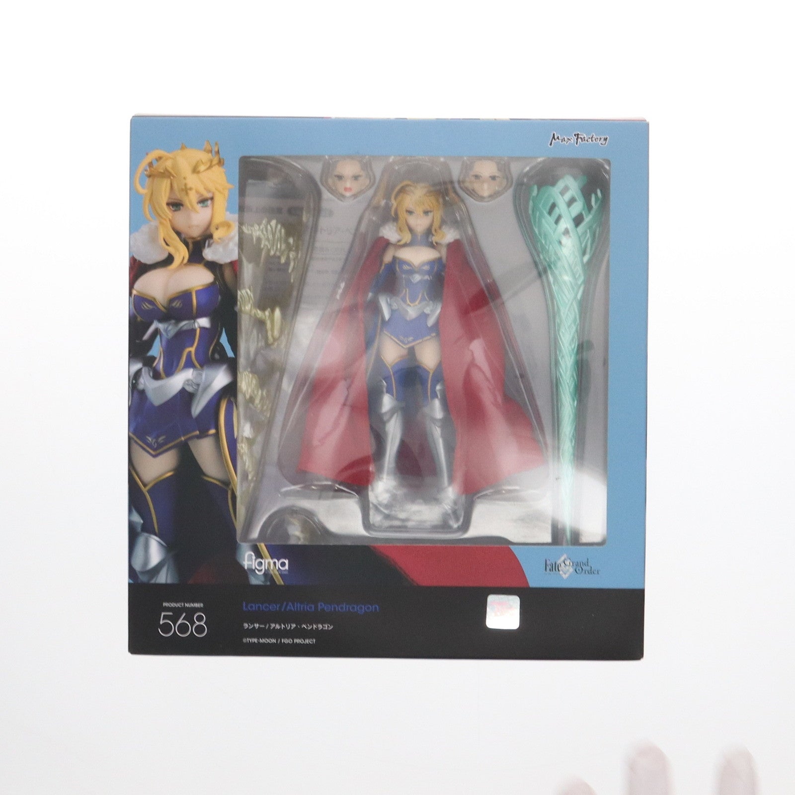 【中古即納】[FIG] figma(フィグマ) 568 ランサー/アルトリア・ペンドラゴン Fate/Grand Order(フェイト/グランドオーダー) 完成品 可動フィギュア マックスファクトリー(20230526)