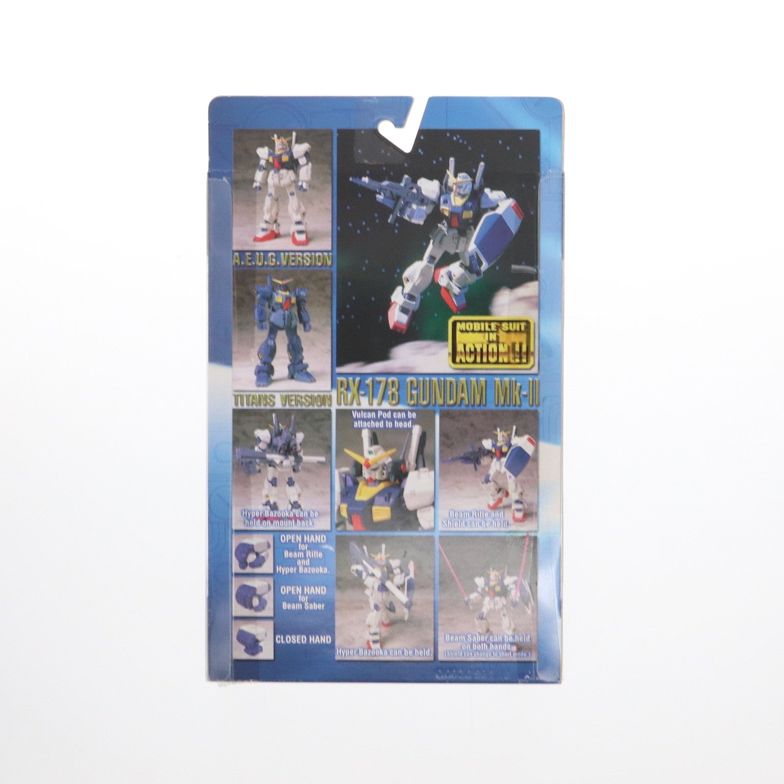 【中古即納】[FIG] MS IN ACTION!!(モビルスーツ・イン・アクション) RX-178 ガンダムMk-II(ティターンズバージョン) 機動戦士Zガンダム 完成品 可動フィギュア バンダイ(20001130)