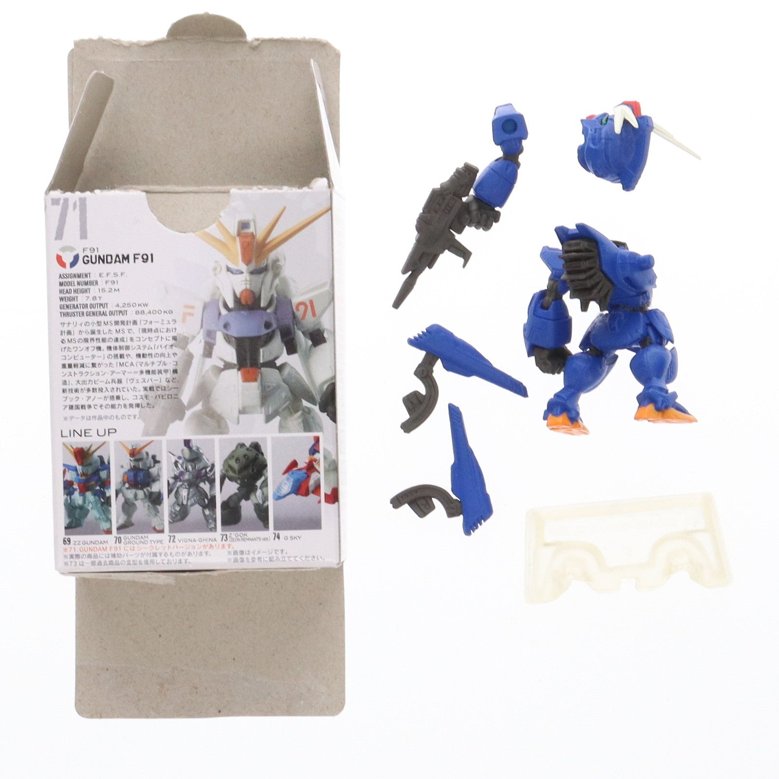 【中古即納】[FIG] (単品)(食玩) FW GUNDAM CONVERGE12(ガンダムコンバージ) 【シークレット】ガンダムF91(ハリソン・マディン専用機) 機動戦士ガンダムシリーズ フィギュア バンダイ(20131001)