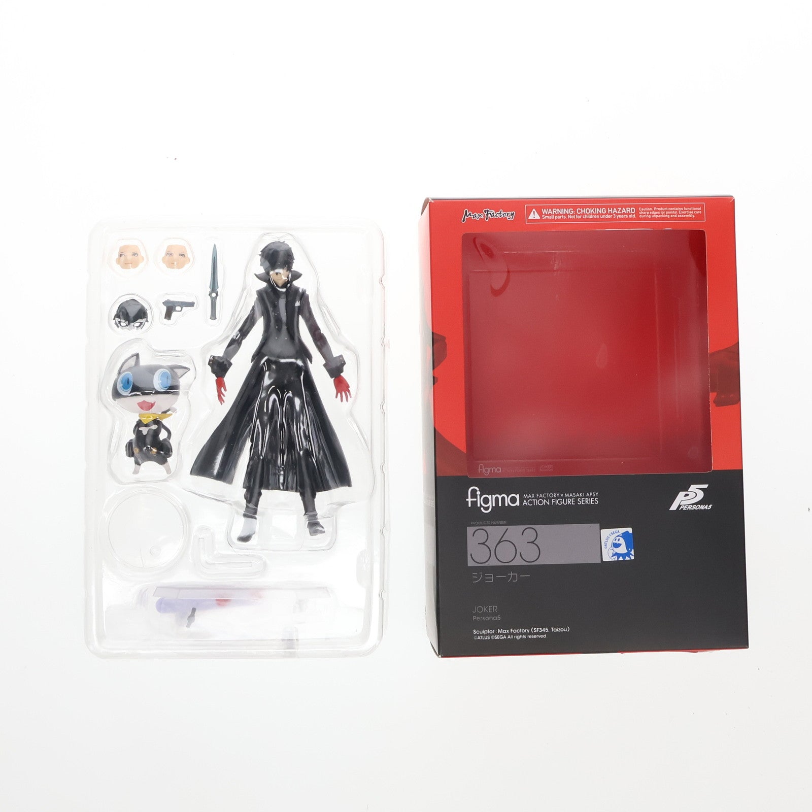 【中古即納】[FIG] figma(フィグマ) 363 ジョーカー ペルソナ5 完成品 可動フィギュア マックスファクトリー(20181130)