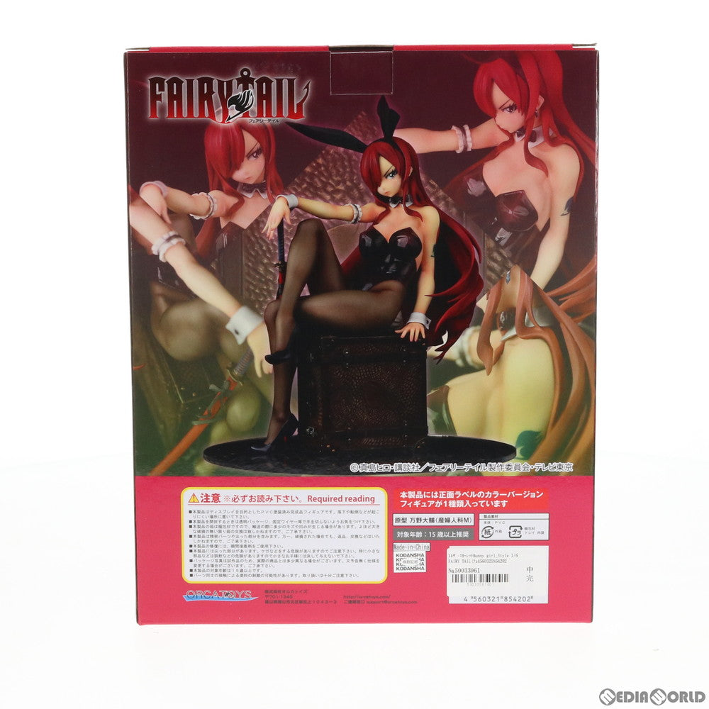 【中古即納】[FIG] エルザ・スカーレットBunny girl_Style 1/6 FAIRY TAIL(フェアリーテイル) 1/6 完成品 フィギュア オルカトイズ(20191206)