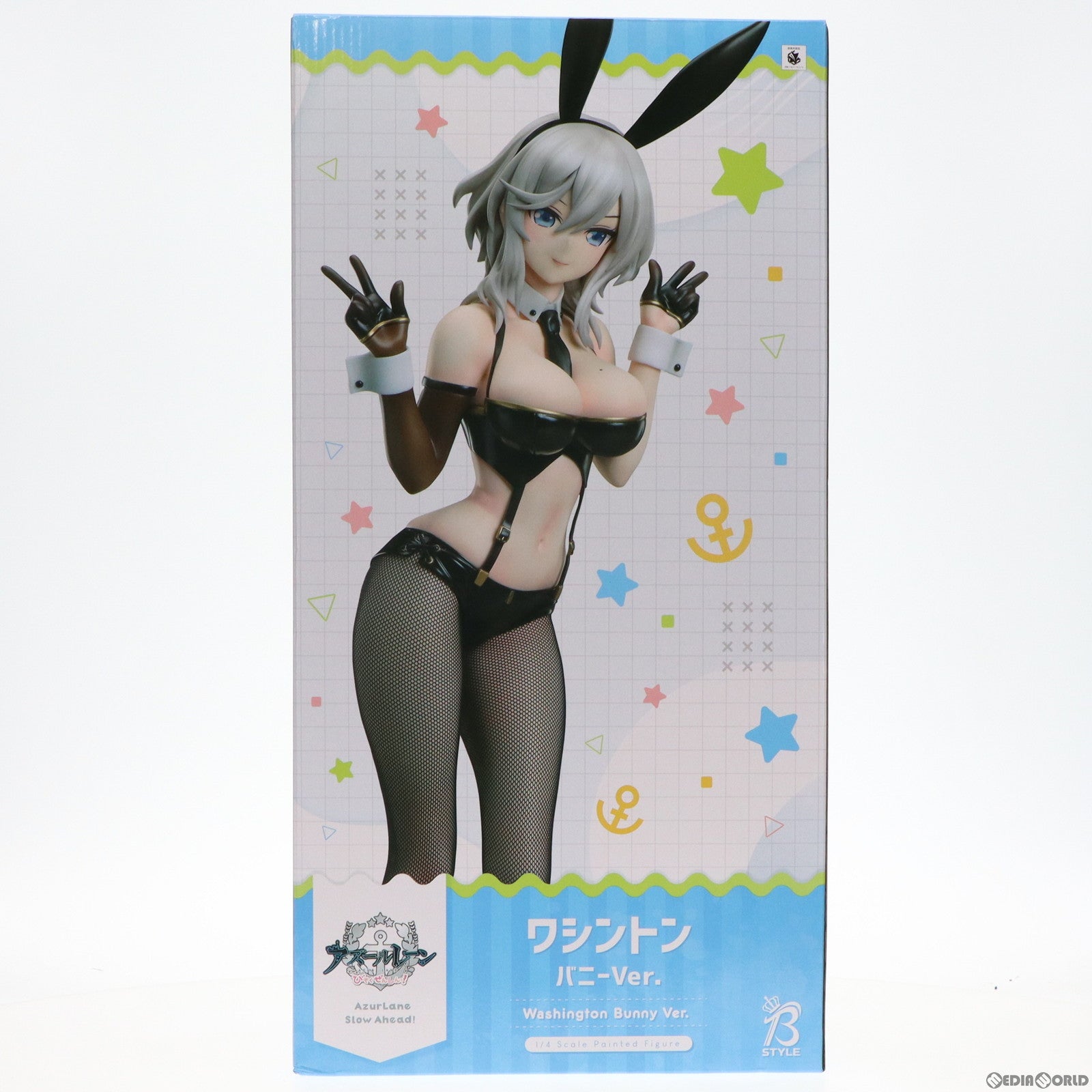 【中古即納】[FIG] B-style ワシントン バニーVer. アズールレーン びそくぜんしんっ! 1/4 完成品 フィギュア FREEing(フリーイング)(20221231)