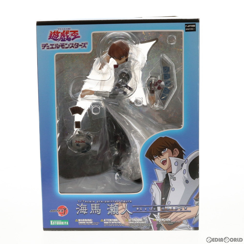 【中古即納】[FIG] 初回予約購入特典付属 ARTFX J 海馬瀬人(かいばせと) 遊☆戯☆王デュエルモンスターズ 1/7 完成品 フィギュア(PP466) コトブキヤ(20161224)