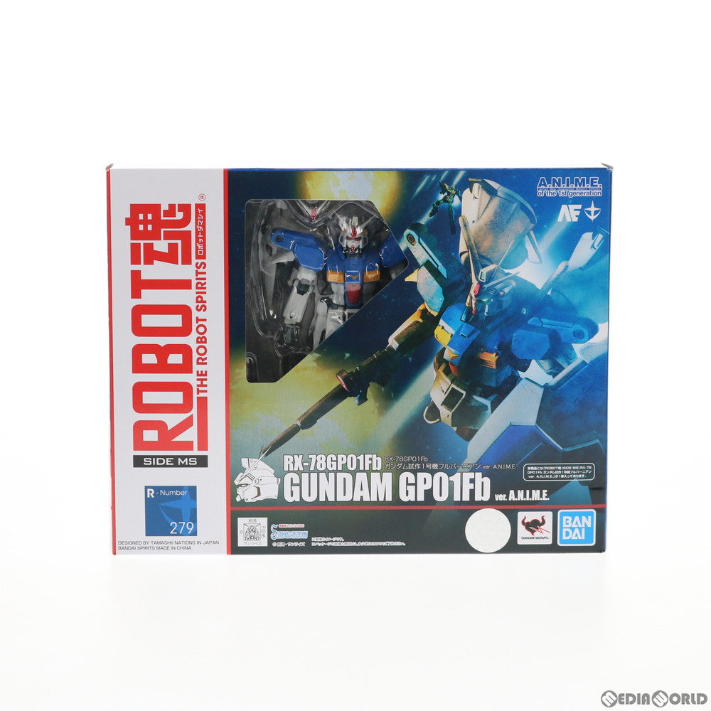 【中古即納】[FIG] ROBOT魂(SIDE MS) RX-78GP01Fb ガンダム試作1号機フルバーニアン ver. A.N.I.M.E. 機動戦士ガンダム0083 STARDUST MEMORY(スターダストメモリー) 完成品 可動フィギュア バンダイスピリッツ(20210123)