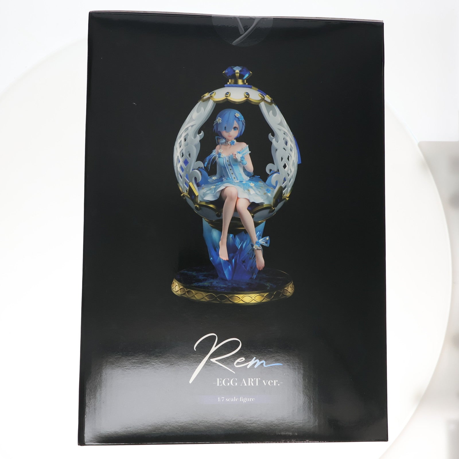 【中古即納】[FIG] F:NEX限定 レム -エッグアートVer. Re:ゼロから始める異世界生活 1/7 完成品 フィギュア(AMU-FNX846) フリュー(20230531)