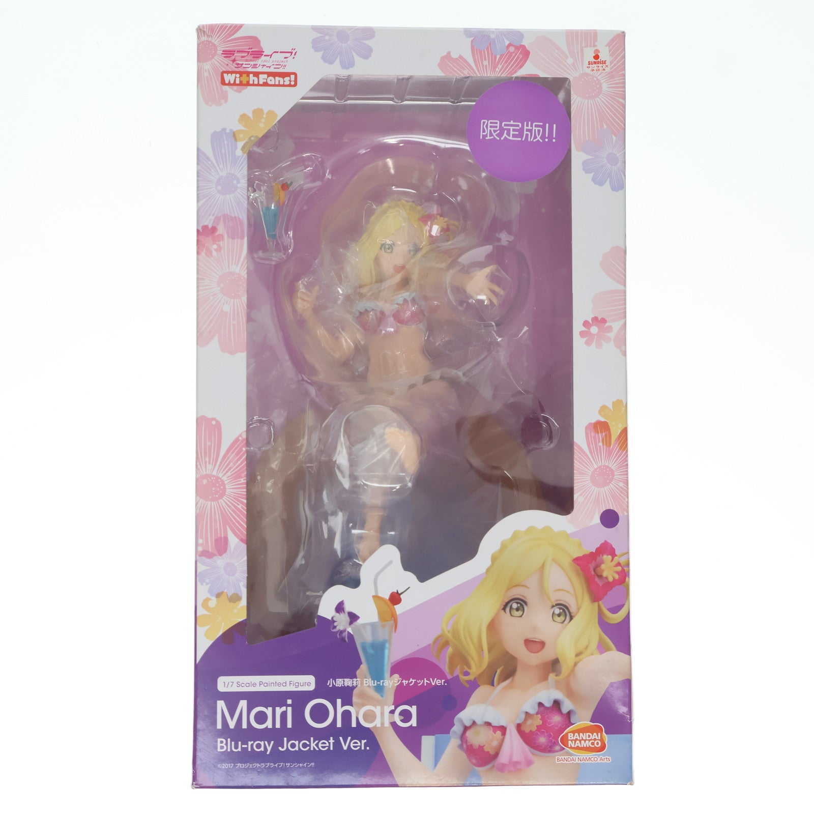 【中古即納】[FIG] バンダイビジュアルクラブ限定特典付属 小原鞠莉(おはらまり) Blu-rayジャケットVer. ラブライブ!サンシャイン!! 1/7 完成品 フィギュア(TU-1467) バンダイナムコアーツ(20200131)