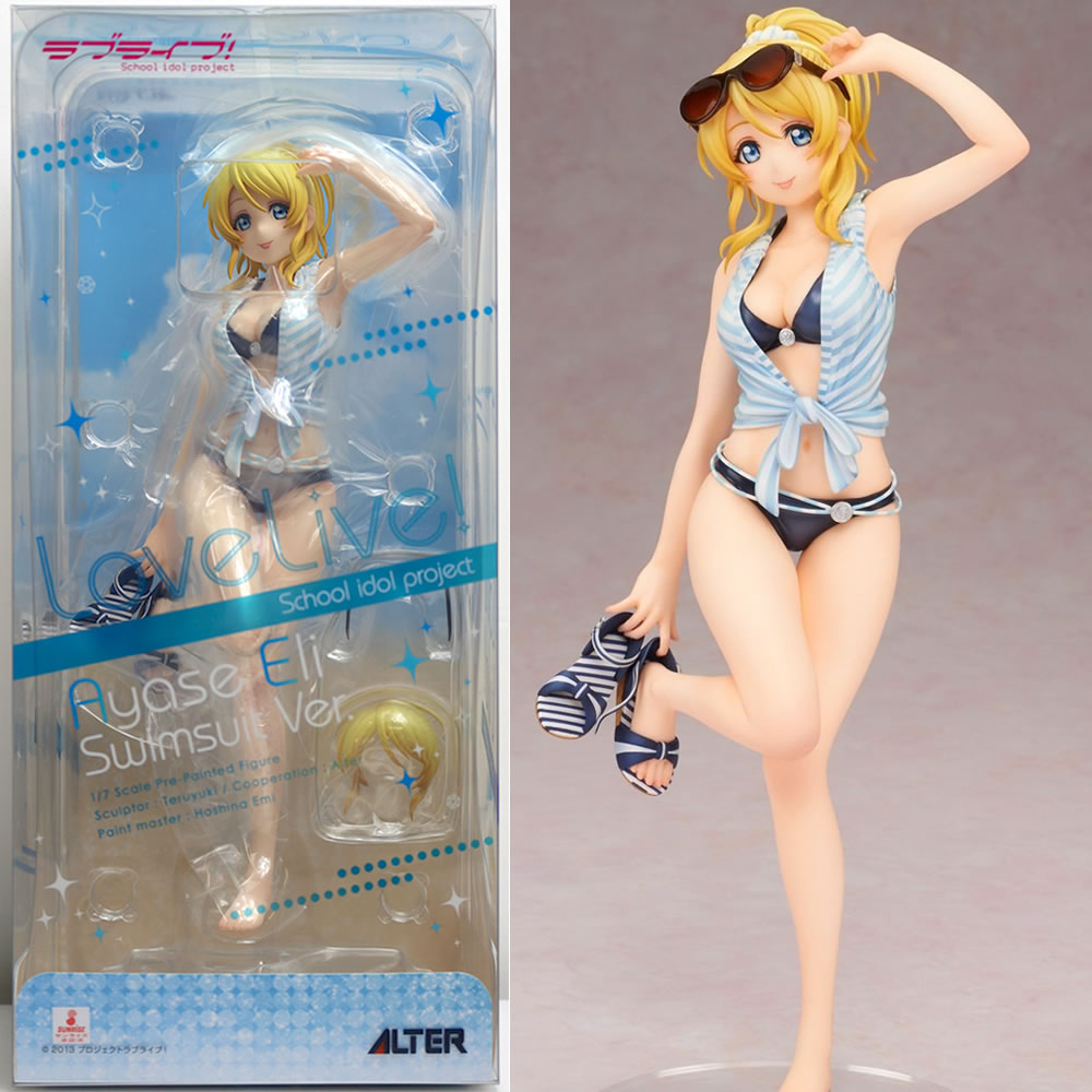 【中古即納】[FIG] 絢瀬絵里(あやせえり) 水着Ver. ラブライブ! 1/7 完成品 フィギュア アルター(20160402)