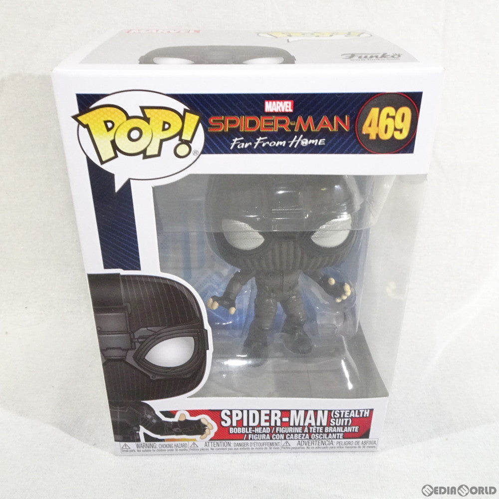 【中古即納】[FIG] POP! 469 スパイダーマン(ステルス・スーツ版) スパイダーマン:ファー・フロム・ホーム 完成品 フィギュア FUNKO(ファンコ)(20190628)