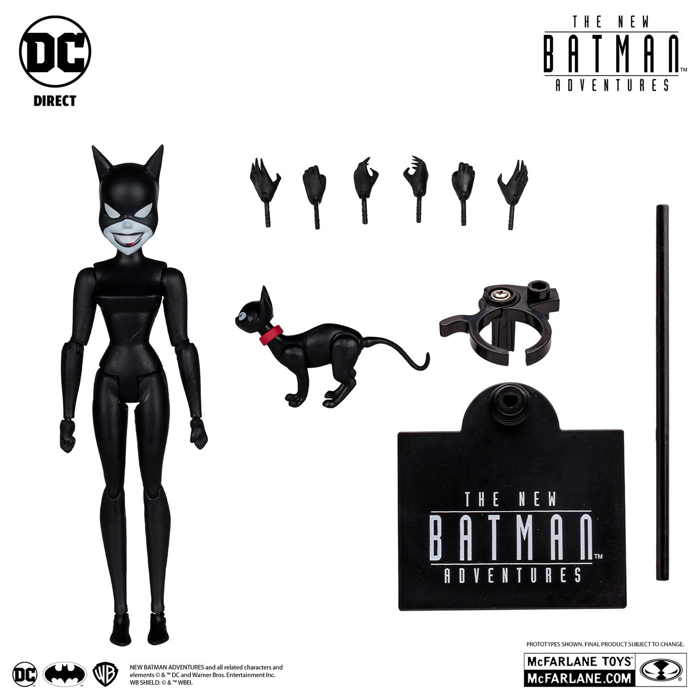 【中古即納】[FIG] DCダイレクト #15 キャットウーマン(ニュー・バットマン・アドベンチャーズ) バットマン アニメイテッド 完成品 6インチ・アクションフィギュア マクファーレン・トイズ(20240731)