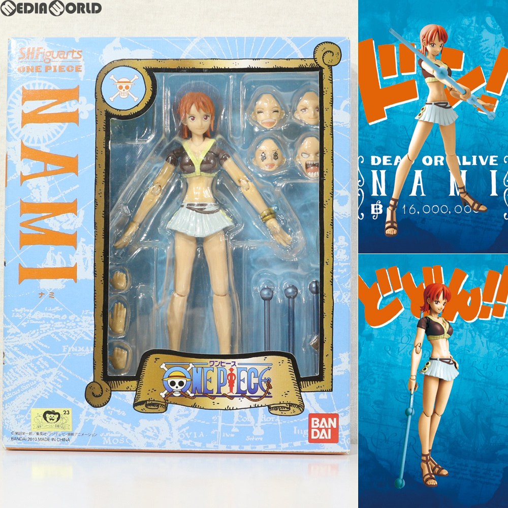 【中古即納】[FIG] S.H.Figuarts(フィギュアーツ) ナミ ONE PIECE(ワンピース) 完成品 可動フィギュア バンダイ(20101224)