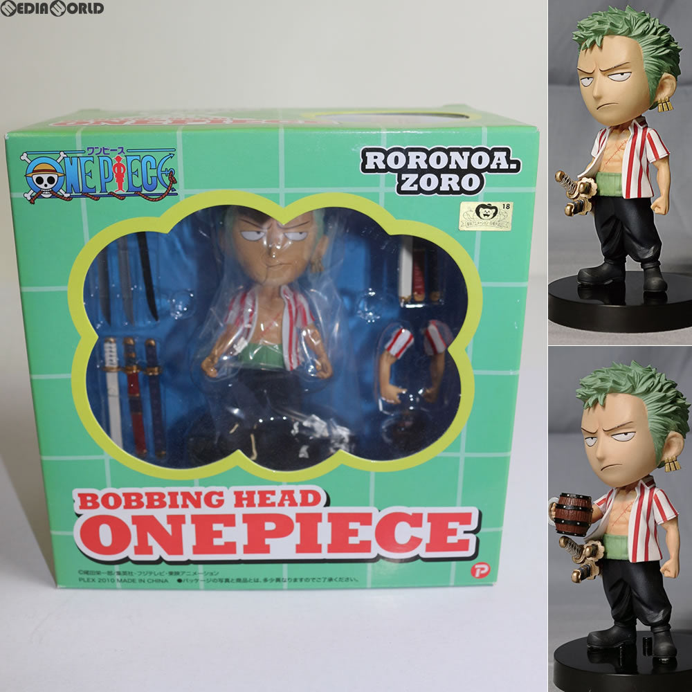 【中古即納】[FIG] ボビングヘッド ロロノア・ゾロ ONE PIECE(ワンピース) 完成品 フィギュア プレックス(20101111)