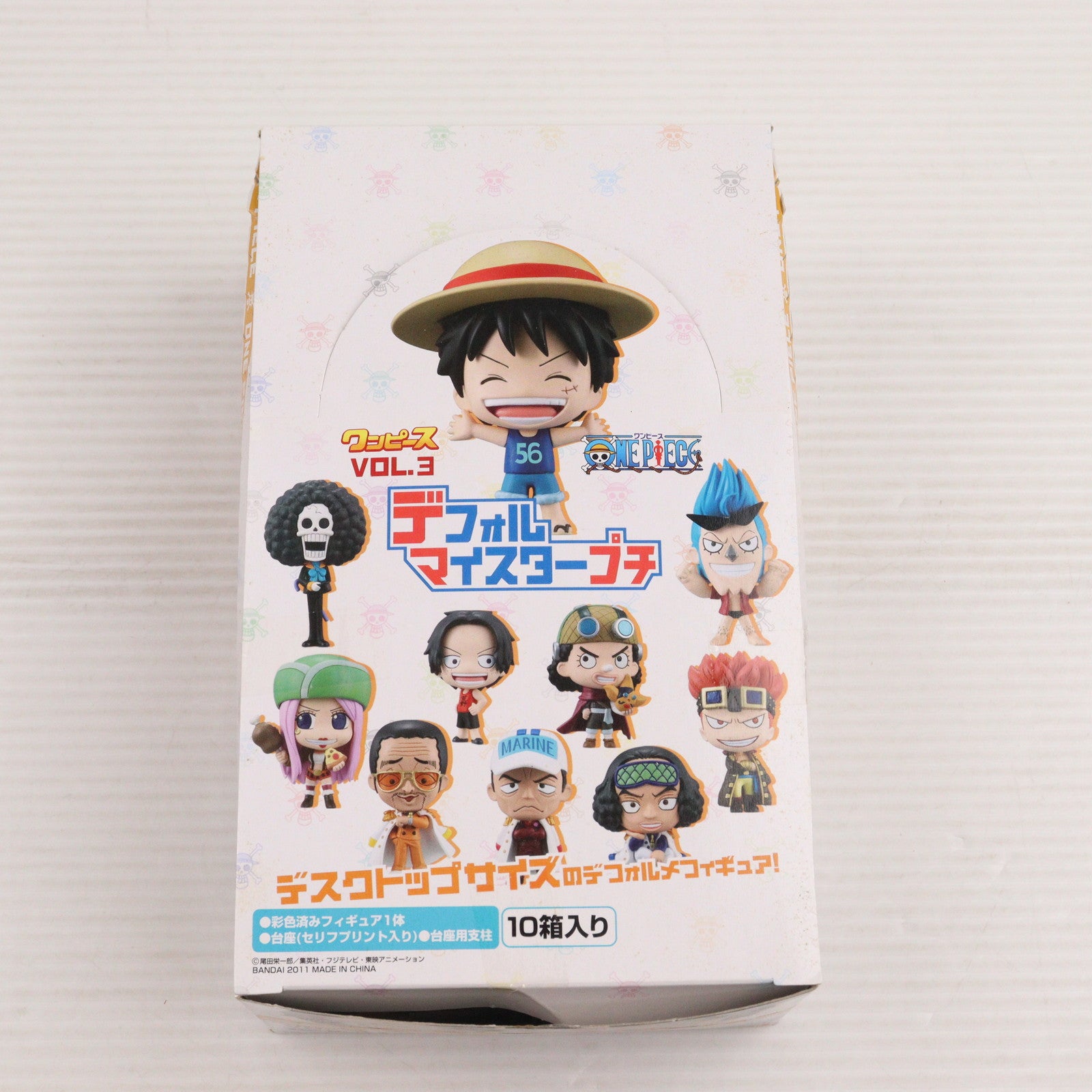 【中古即納】[FIG] (BOX) デフォルマイスタープチ ワンピース Vol.3 ONE PIECE フィギュア(10個) バンダイ(20110831)