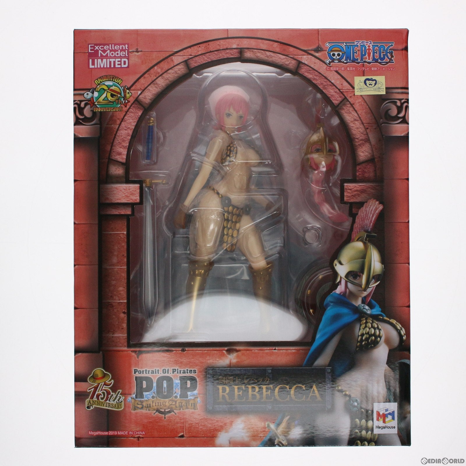 【中古即納】[FIG] Portrait.Of.Pirates P.O.P Sailing Again 剣闘士 レベッカ ONE PIECE(ワンピース) 完成品 フィギュア メガトレショップ&オンラインショップ限定 メガハウス(20190930)