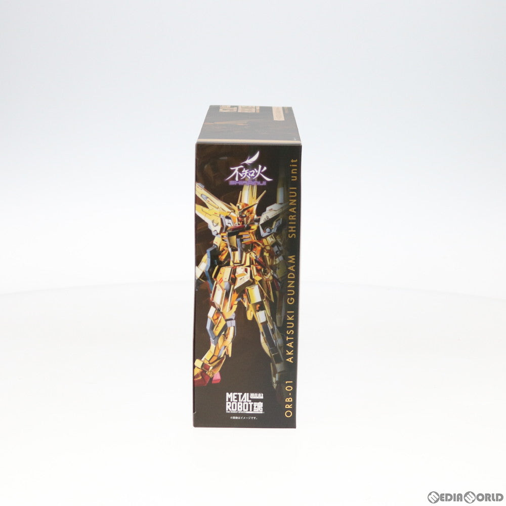 【中古即納】[FIG] 魂ウェブ商店限定 METAL ROBOT魂(SIDE MS) アカツキガンダム(シラヌイ装備) 機動戦士ガンダムSEED DESTINY(シード デスティニー) 完成品 可動フィギュア バンダイスピリッツ(20200825)