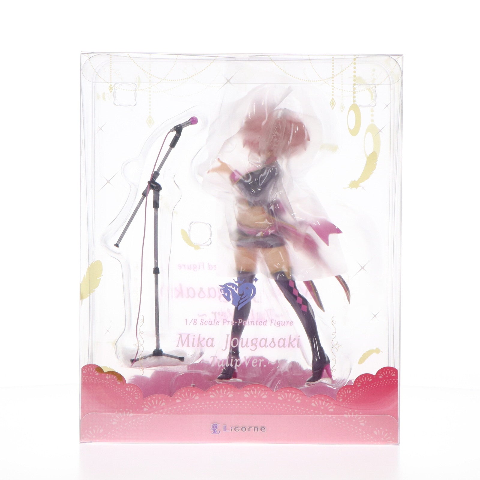 【中古即納】[FIG] あみあみ限定特典付属 城ヶ崎美嘉(じょうがさきみか) Tulip Ver. アイドルマスター シンデレラガールズ 1/8 完成品 フィギュア リコルヌ(20191103)