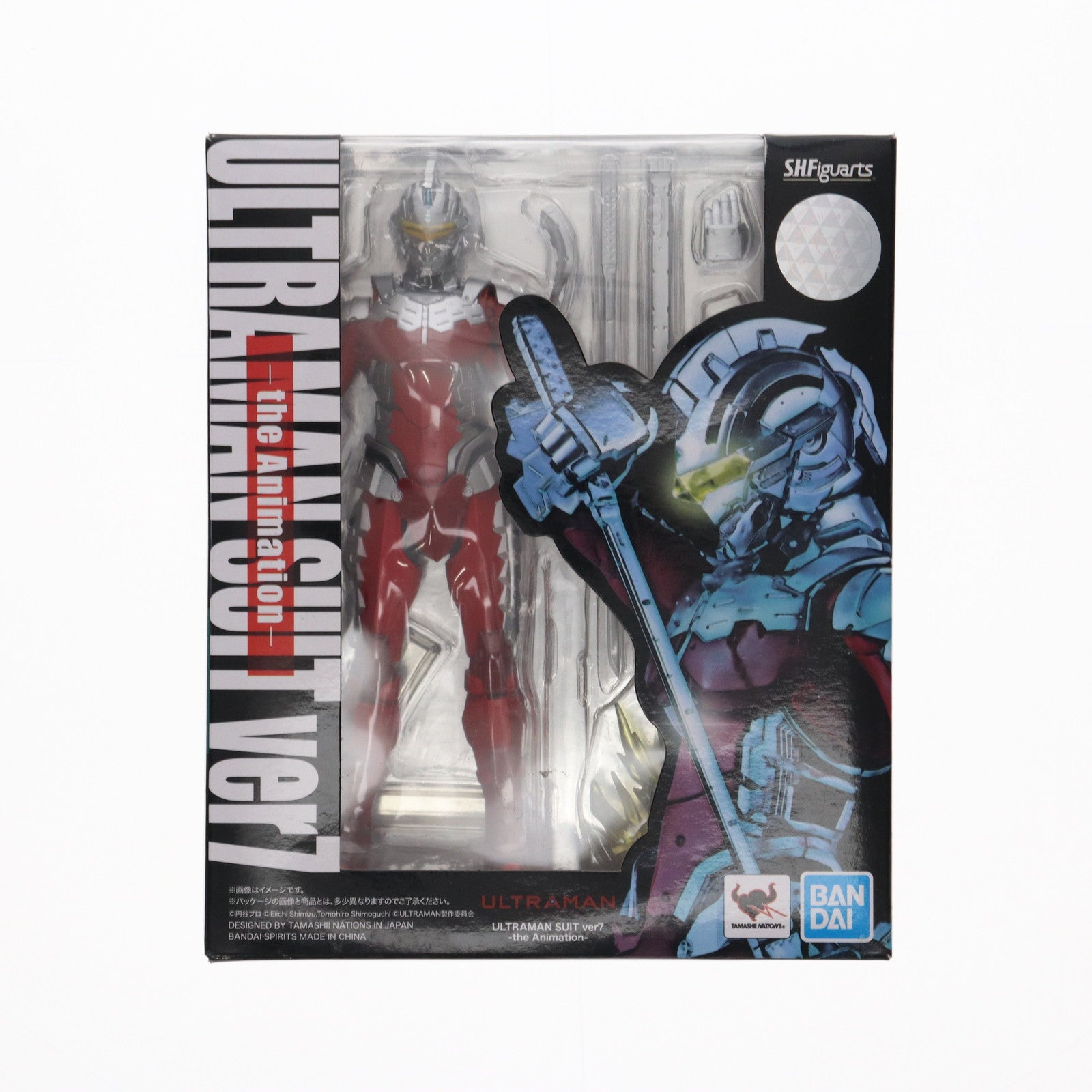 【中古即納】[FIG] S.H.Figuarts(フィギュアーツ) ULTRAMAN SUIT(ウルトラマンスーツ) ver7 -the Animation- 完成品 可動フィギュア バンダイスピリッツ(20190928)