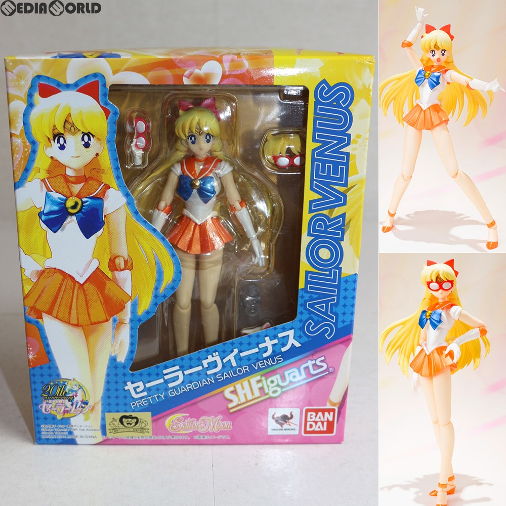 【中古即納】[FIG] S.H.Figuarts(フィギュアーツ) セーラーヴィーナス 美少女戦士セーラームーン 完成品 可動フィギュア バンダイ(20150613)