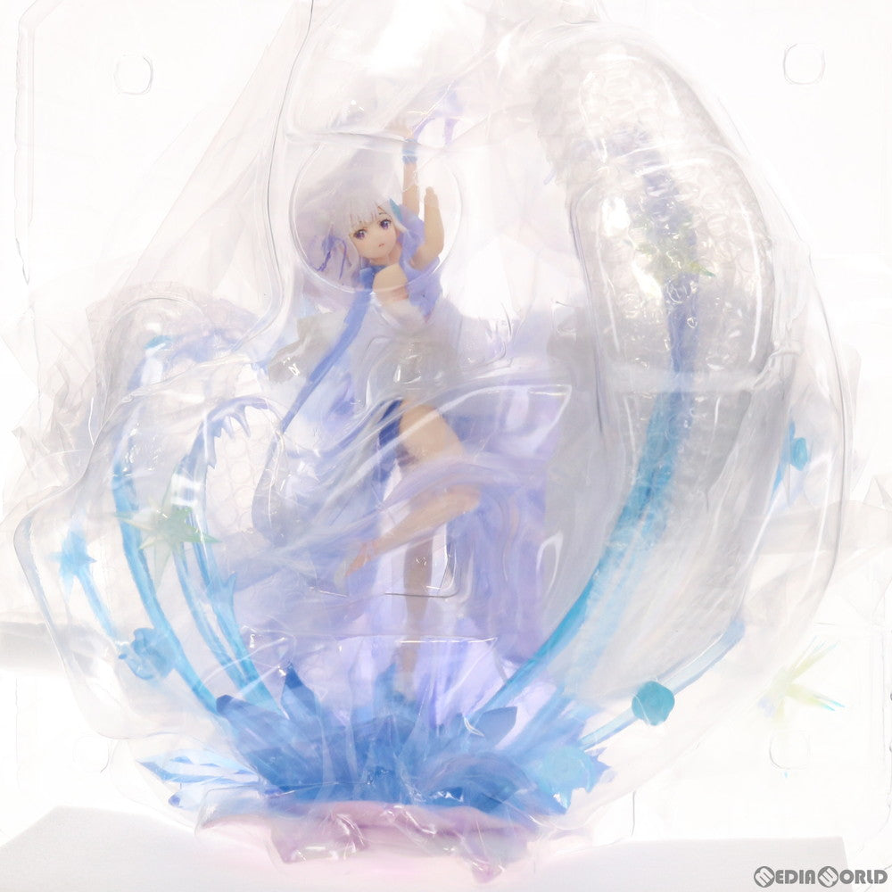 【中古即納】[FIG] エミリア -Crystal Dress Ver- SHIBUYA SCRAMBLE FIGURE Re:ゼロから始める異世界生活 1/7 完成品 フィギュア アベマショッピング&eStream Store限定 eStream/アルファサテライト(20200930)